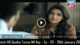 Tumse Mil Kay – Ep – 20 – 26th January 2016