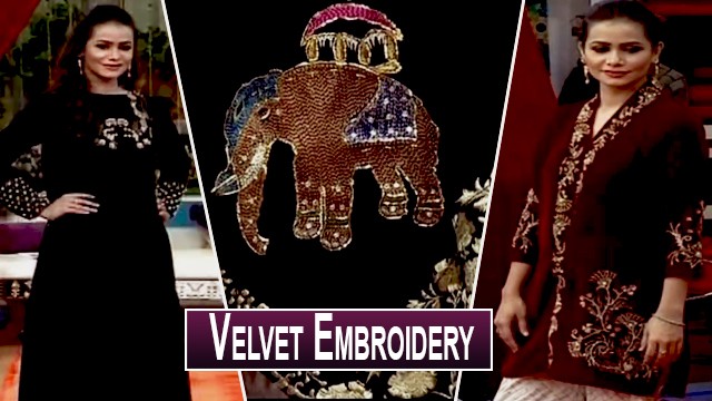 Salam Zindagi | Velvet  Embroidery In Pakistani Dresses | 27th December 2019.