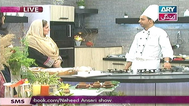 Naheed Ansari Show, 25th January 2015, Aarabi Roasted Chicken With Saffron Rice, Italian Pasta With Beans Soup, Malai Dar Kheer