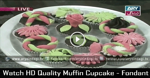 Muffin Cupcake – Fondant – Lifestyle Kitchen 28th January 2016