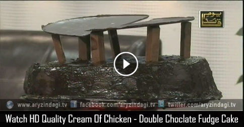Cream Of Chicken – Double Choclate Fudge Cake – Lifestyle Kitchen 9th March 2016