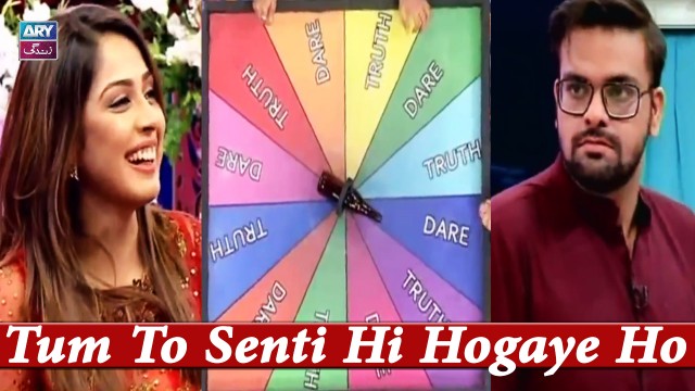 Tum To Senti Hi Hogaye | Truth Or Dare [Game Segment] Aadi Adeal Fiza Shoaib & Faisal Qureshi